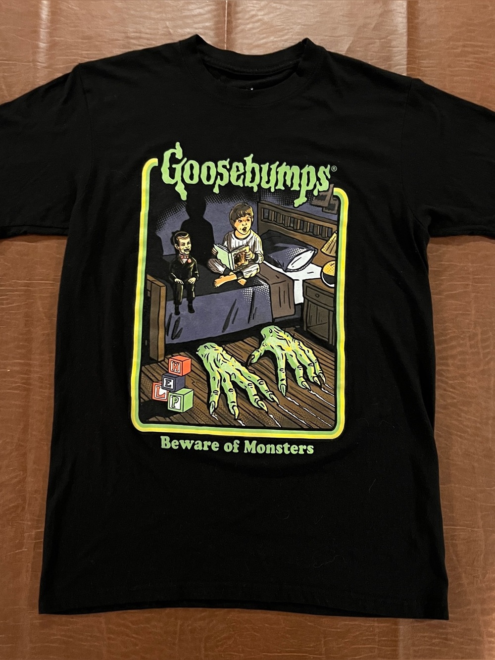 Goosebumps Beware of Monsters Shirt - Size Small